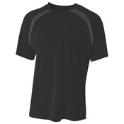 Boy's Spartan Short Sleeve Color Block Crew Neck T-Shirt
