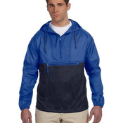 Unisex Packable Hooded Nylon Jacket