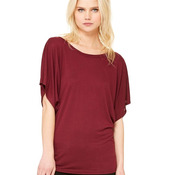 Women’s Flowy Draped Dolman Tee