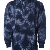 Unisex Midweight Tie-Dyed Hooded Sweatshirt
